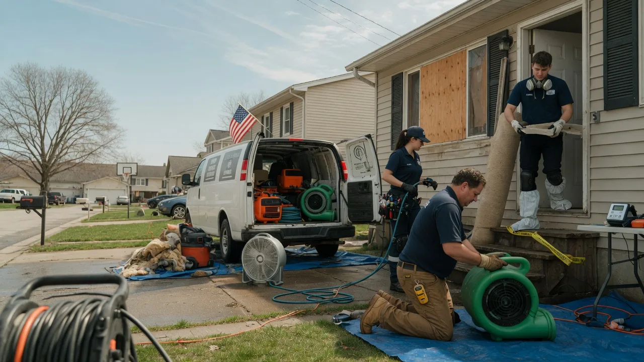 Water Damage Restoration in Centreville, MI near me
